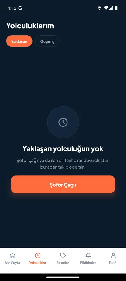 Yolculuklar · Yaklaşan