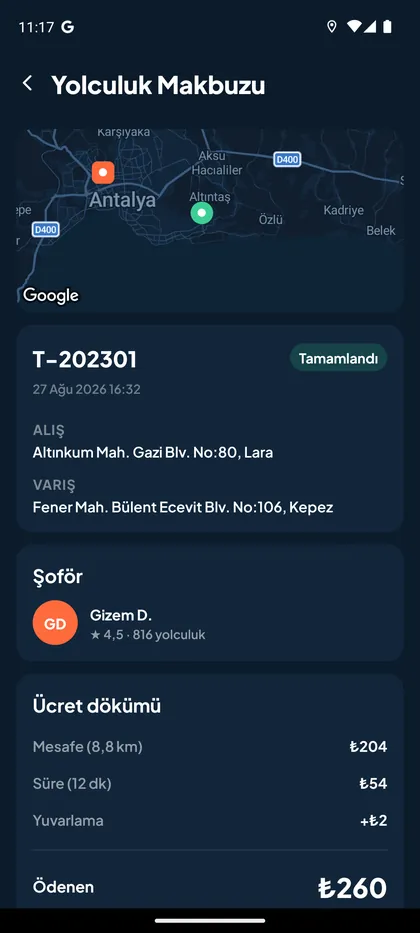 Yolculuk makbuzu